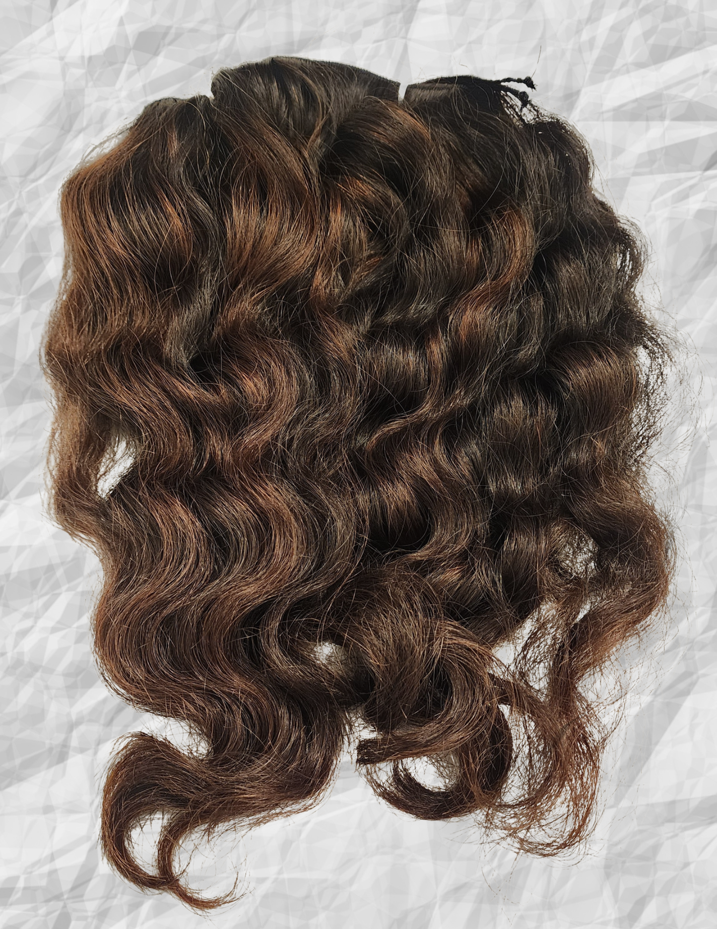 2-Tone Ombre RAW Hair - Wavy/Curly Coarse