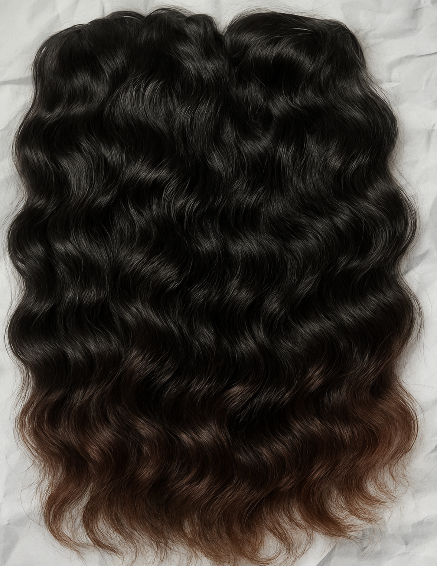 2-Tone Ombre RAW Hair - Wavy/Curly