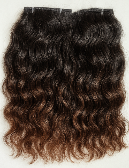 2-Tone Ombre RAW Hair - Wavy/Curly